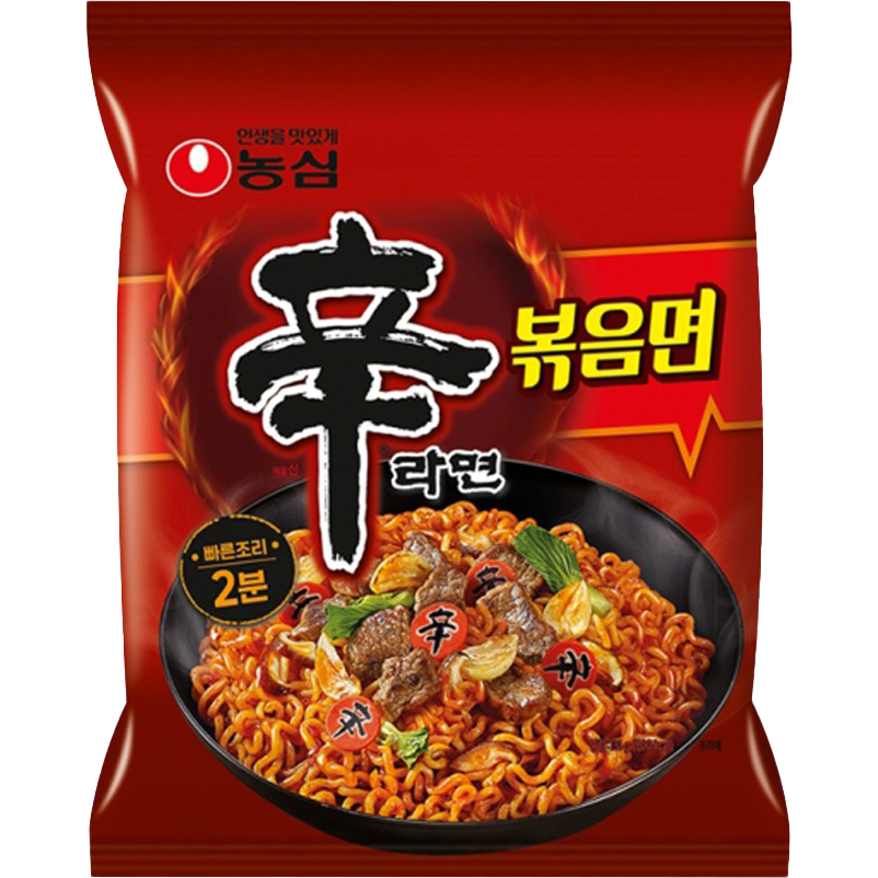 신라면 볶음면 봉지면